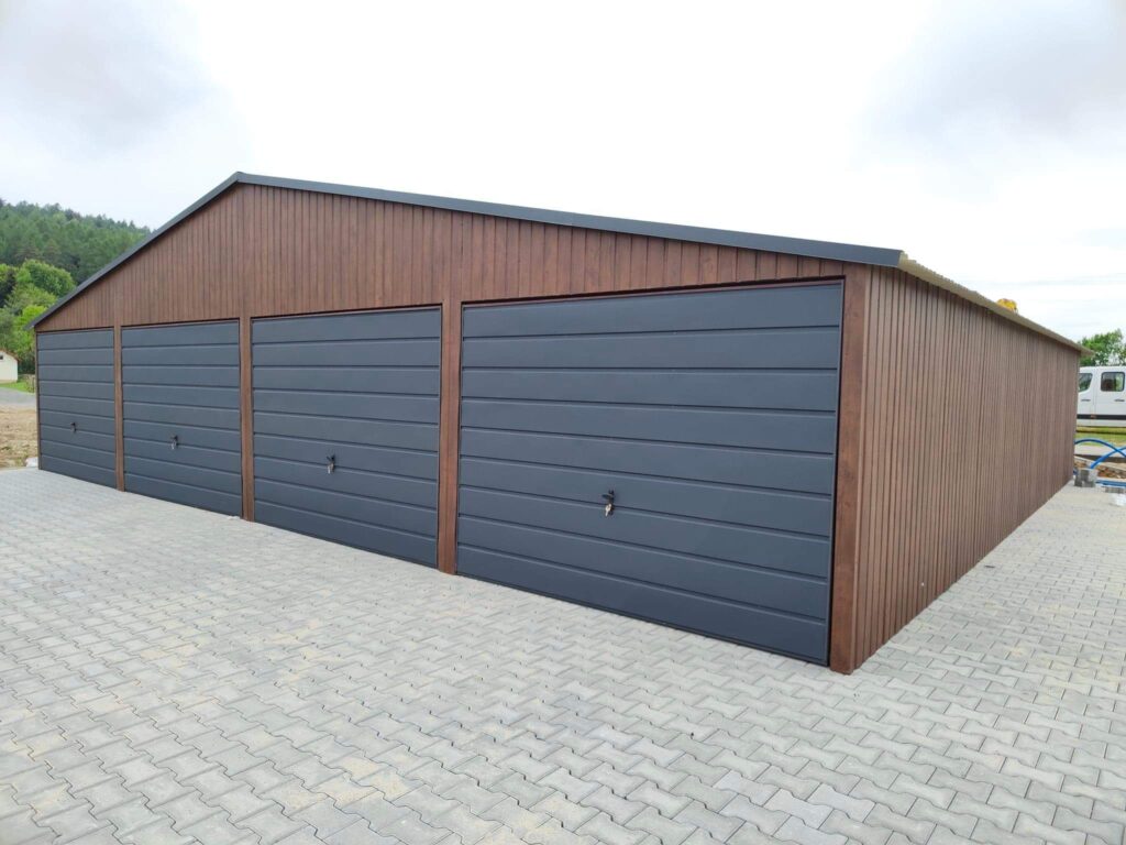 Garaż blaszany 12m x 8m