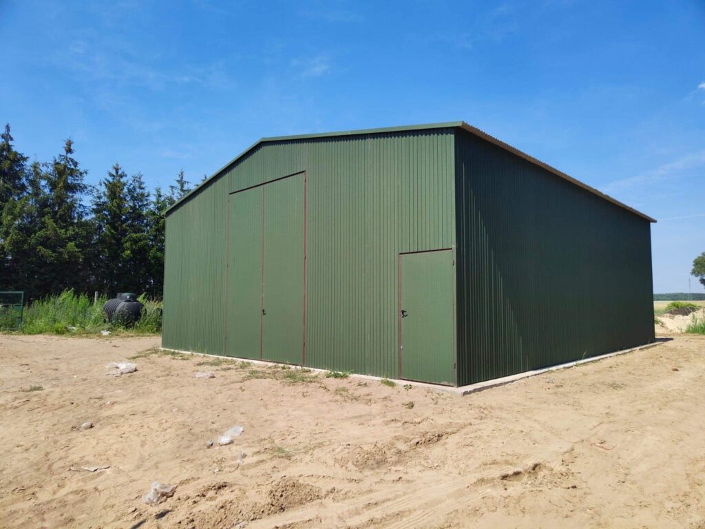 Wiata/hala blaszana 10m x 12m